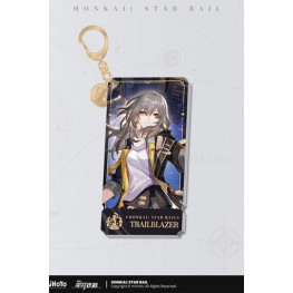 Honkai: Star Rail Character Acrylic klúčenka Trailblazer (Female) 9 cm